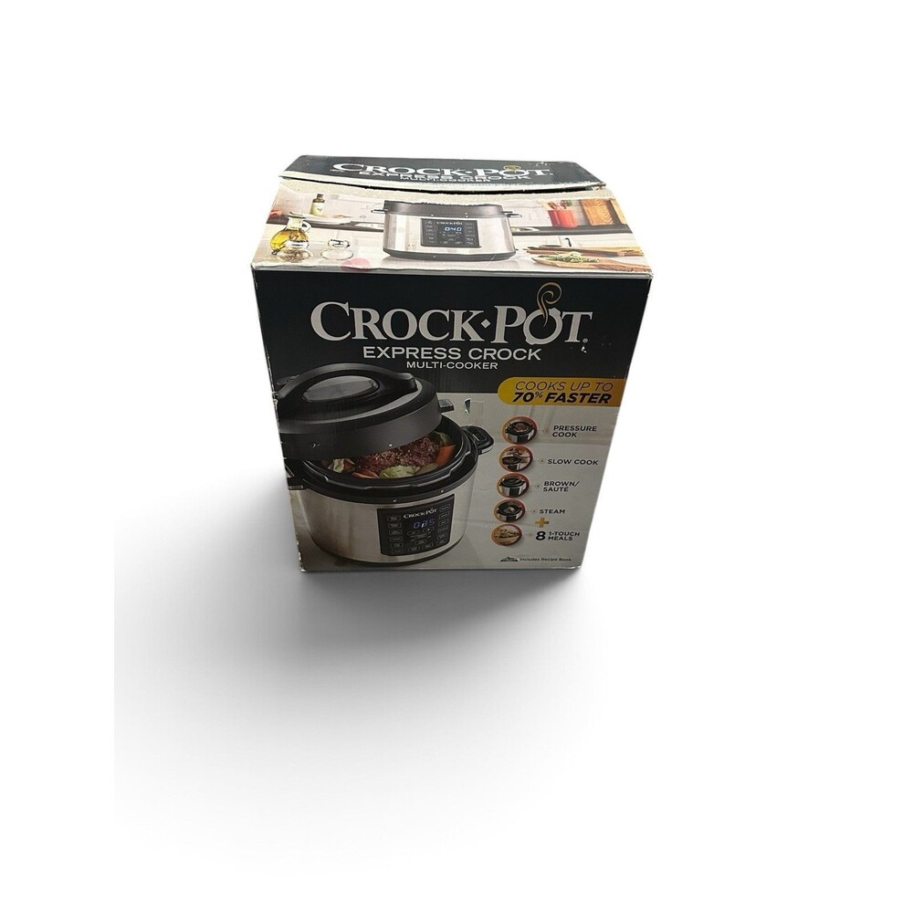 Crock Pot Express Crock Multi-Cooker 6 Qt Sunbeam SCCPPC600-V1 NEW